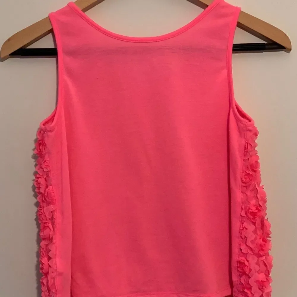 Justice Size 14 Hot Pink Tank Top